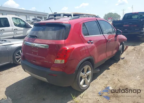 2015 Chevrolet Trax Ltz from USA, damaged, VIN KL7CJNSB2FB122603